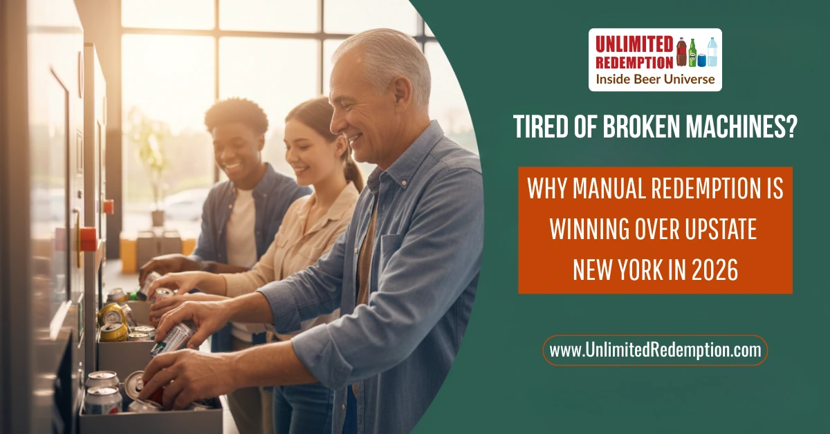 Tired of Broken Machines? Why Manual Redemption is Winning Over Upstate NY in 2026 1 manual bottle redemption in upstate ny