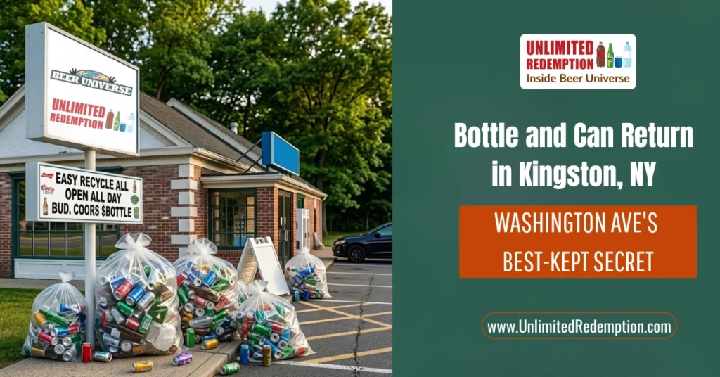 Bottle and Can Return in Kingston, NY: Washington Ave's best-kept secret 1 Bottle and Can Return in Kingston, NY
