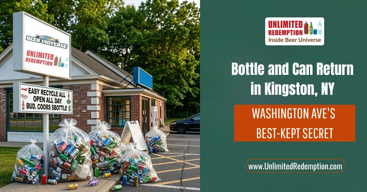 Bottle and Can Return in Kingston, NY: Washington Ave's best-kept secret 1 Bottle and Can Return in Kingston, NY