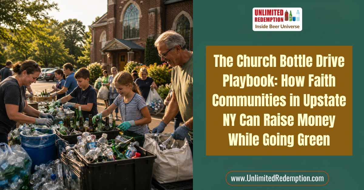 Bottle Drive for Church in Upstate NY