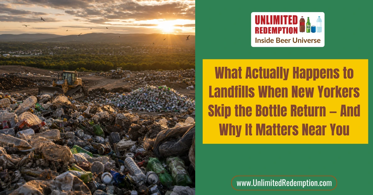 What Actually Happens to Landfills When New Yorkers Skip the Bottle Return — And Why It Matters Near You 1 Bottle Return Benefits for Upstate, NY