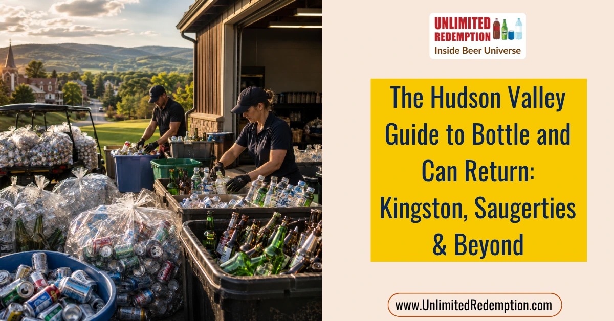 The Hudson Valley Guide to Bottle and Can Return: Kingston, Saugerties & Beyond 1 Bottle and Can Return Hudson Valley