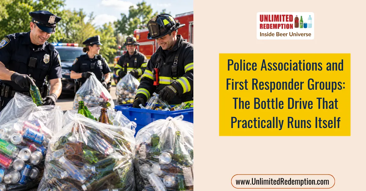 Police Associations and First Responder Groups: The Bottle Drive That Practically Runs Itself 1 Police Associations and First Responder Groups: The Bottle Drive That Practically Runs Itself