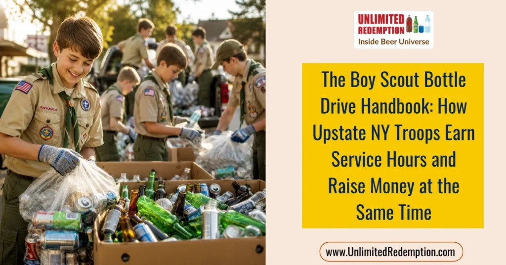 The Boy Scout Bottle Drive Handbook: How Upstate NY Troops Earn Service Hours and Raise Money at the Same Time 1 Boy Scout Bottle Drive Upstate NY