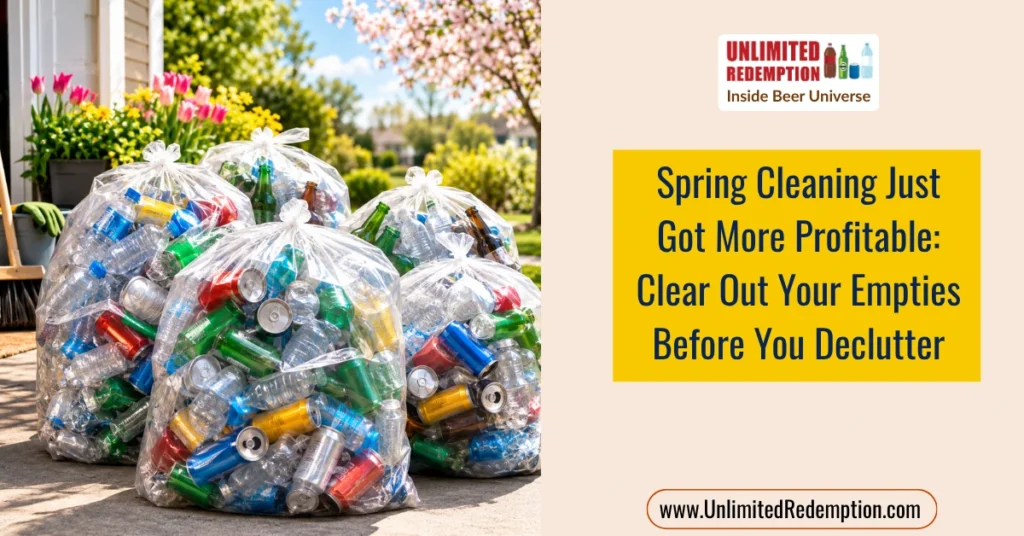 Spring Cleaning Just Got More Profitable: Clear Out Your Empties Before You Declutter 1 Spring Cleaning - bottle return upstate ny